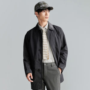 Business Casual Fashion Mens Jacket Hooded Thin