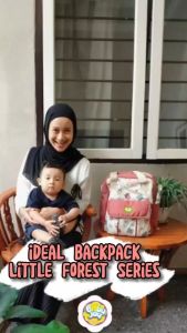 Baby Joy Tas Ransel Perlengkapan Bayi Diaper Bag Backpack Multifungsi Berry Baby