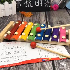 Xylophone for Kids: Mini Musicians Wooden Educational Musical Instruments for Toddlers