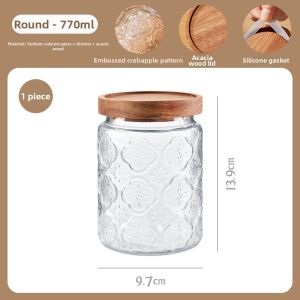 YYIEDERNG | Glass Sealed Storage Container Jar
