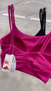 Áo bra nữ tập gym yoga aerobic thể thao LYCRA mút liền chất liệu thun lạnh co dãn 4 chiều thấm hút mồ hôi BINSPORTS A306