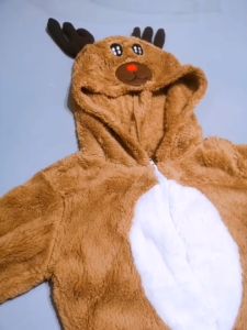 Reindeer jumpsuit ชุดหมีเรนเดียร์เด็ก(FANCY166)