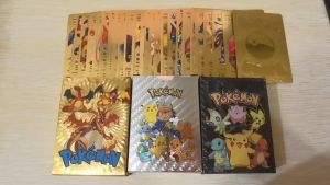 Kartu Pokemon 55pcs Emas & Bahasa Inggris: Koleksi & Panduan