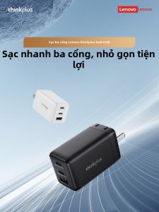 Bộ sạc ba cổng Lenovo 65W GaN nhỏ gọn