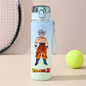 Bandai | 550ml Son Goku SaiyanOutdoor Sports Portable Dragon Ball Large Capacity Water Bottle Drinking Water Cup Holiday Childrens Gifts