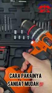 AST AS-48 Mesin Bor Tangan Besi Kayu Beton BATERAI AS48 13MM Cordless Impact Drill 21V AS 48