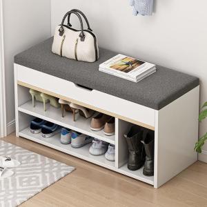 Storage Shoe Bench With Seat Multifunctional Organizer