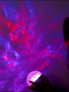 Star Projector Galaxy Projector Water wave projection lampWater Ocean Wave Projector For Bedroom Night Light Room Decor With 7-Colors Patterns