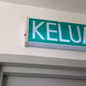Candlelux CKS-38P LED Self Contained Emergency Keluar Sign Exit Sign Surface Type SIRIM BOMBA Approved