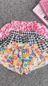 ByKiddos - Rok Celana Anak Perempuan / Celana Pendek Bahan Katun / Celana Bayi Perempuan Lucu