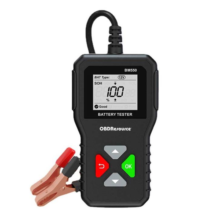 Car Battery Tester Alat Test Aki Digital Alat Uji Baterai Battery Tester Analyzer Cheker Alat Uji Untuk Alat Penguji Beban - 6/12/24V  3 In 1