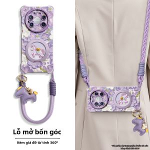 GGUU | Ốp Lưng Bảo Vệ Điện Thoại Có Dây Đeo Qua Cổ và Hỗ Trợ Từ Tính