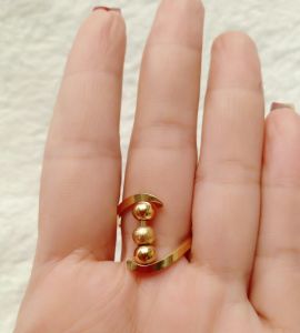 Cincin Titanium Boba Bola Tiga New