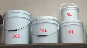 industrial pail with handle and cover. 20L 16L 10L and 4L