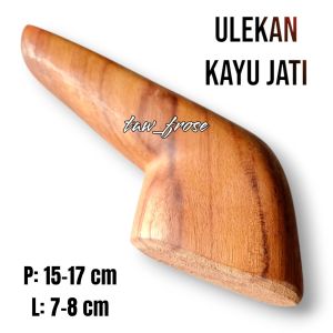 Ulekan Kayu Jati Asli Ukuran Jumbo Untuk sambal