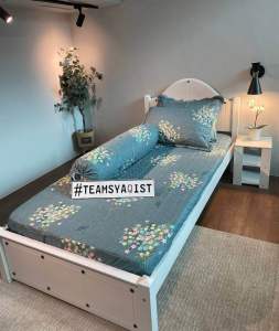 CADAR COTTON SYAQIST PATCHWORK CADAR VIRAL FITTED SINGLE 4IN1 / CADAR FITTED / CADAR BERGETAH / GETAH KELILING