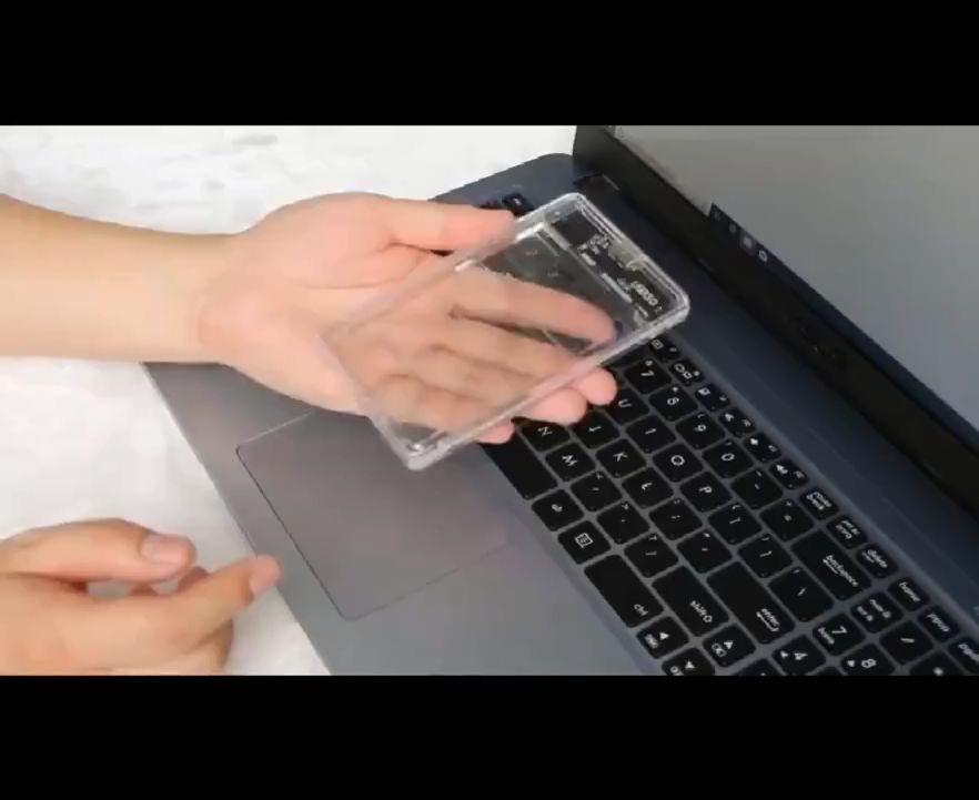 2.5 inch USB 3.0 External Hard Drive Enclosure USB3.0 to SATA Portable Clear Hard Disk Case for 2.5 inch SATA HDD SSD
