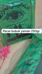 PACAR BUBUK YAMAN- PACAR KUKU TANGAN MPORT ARAB HENNA RAMBUT 250GRAM
