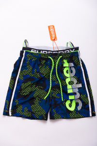 Superdry Surfing Beach Camouflage Shorts Quick Dry Casual Pants Youth Fashion Straight Leg Short Length All Seasons Travel