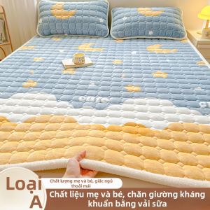 Deesse | Chăn trải giường chống trượt bằng vải nhung san hô Mới 2026
