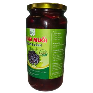 Trám muối | Trám đen muối | Trám muối Ngon & Lành Lọ 1000ml