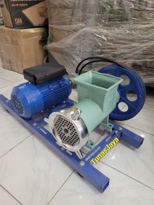 Mesin Giling Daging Ikan Pecel Kacang No 42 Dan No 52+Mesin Dinamo Elektromotor Listrik