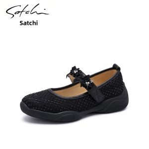 Leather Mary Jane Flat Breathable Spring New Women Casual Shoes
