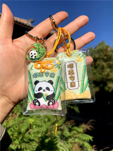 Panda Lotus Creative Cultural Gift Lucky Charm Peaceful Fragrance Bag Adorable Hanging Ornament Chinese Style Peace Offering