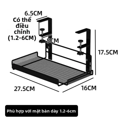 Khay Đựng Dây Cáp Quản Lý Dây Trên Bàn Không Cần Khoan