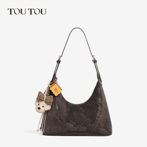 TOUTOU | Túi Xách Hobo Thời Trang MÀU NÂU