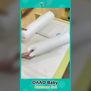 OAAO Baby Premium Travel Mattress Set Purotex Waterproof Dust-Proof for Newborn to 12 Months