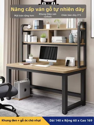 Bàn Học Sinh Gọn Gàng Có Kệ Sách