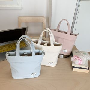 Fashionable Commuter Casual Bucket Bag Womens Handbag Single Shoulder Crossbody Bag Trendy Ins Style Soft Polyester Material