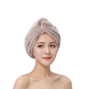 Quick Dry Hair Cap Womens Soft Short Hair Baby Cute Bath Hat Absorbent Fast Drying Head Wrap Towel Popular Online Influencer