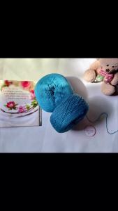 Yarn - Sợi Cotton Silk | Combo sợi se/xe tròn - Cỡ 0.8mm | Đan móc sản phẩm mùa hè | Terri Store