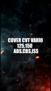 COVER CVT VARIO 125 150 ABS CBS ISS LED NEW TUTUP PELINDUNG KEONG AIR DUCT TANPA KICK STARTER CARBON