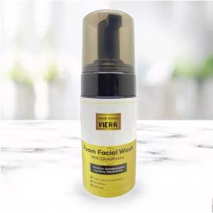 Viera Facial Foam Cleanser - Wash Sabun Cuci Muka Mencerahkan dan Melembabkan Wajah with Ceramide Niacinamide