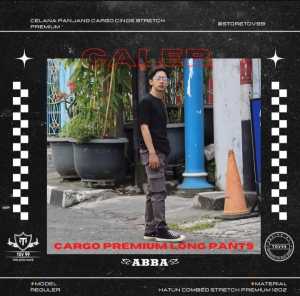 Cargo Caleb Abba Cinos Premium Long Pants Grey by Tov99