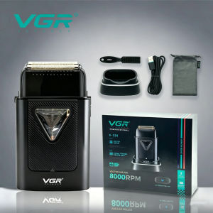 VGR Beard Trimmer Professional Shaver 9000 RPM Razor High Power Shaver Charging Base Shaver Electric Beard Trimmer Men V-334