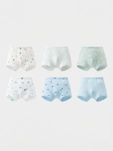 Bananain | Cotton Cartoon Crotch Breathable Briefs 4-corner Shorts for Boys