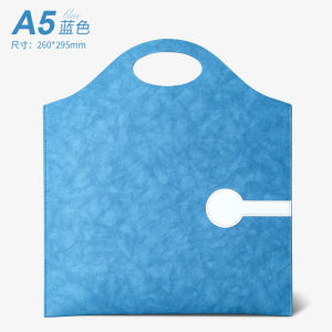 Business Leather File Bag A4 Archive Waterproof Thickened Handheld Male Model Document Folder Portable Large Capacity Office Contract Receipt Storage Bag