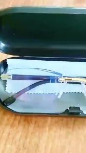 KAMJE Kacamata Baca Plus Blueray Anti Radiasi Glasses Auto Focus Untuk Pria Wanita