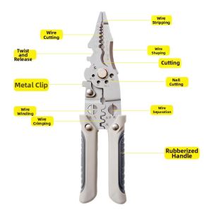 Durable Insulated Multi-function Stripping Pliers
