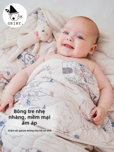 GELINI | Spring and Autumn Lightweight Bamboo Cotton Blanket for Infants