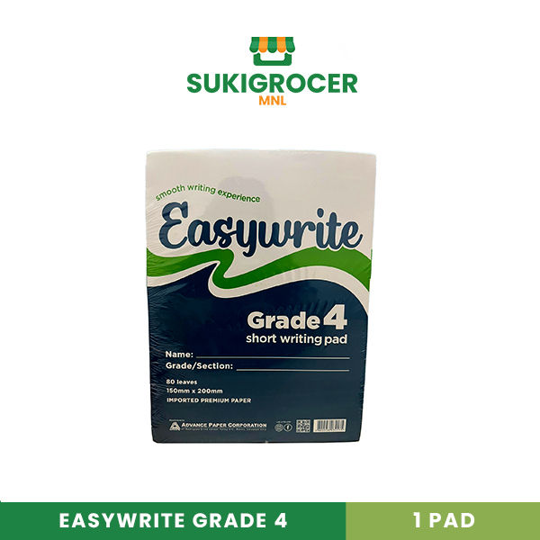 Easywrite Pad Paper Grade 4 80 Leaves Lazada PH