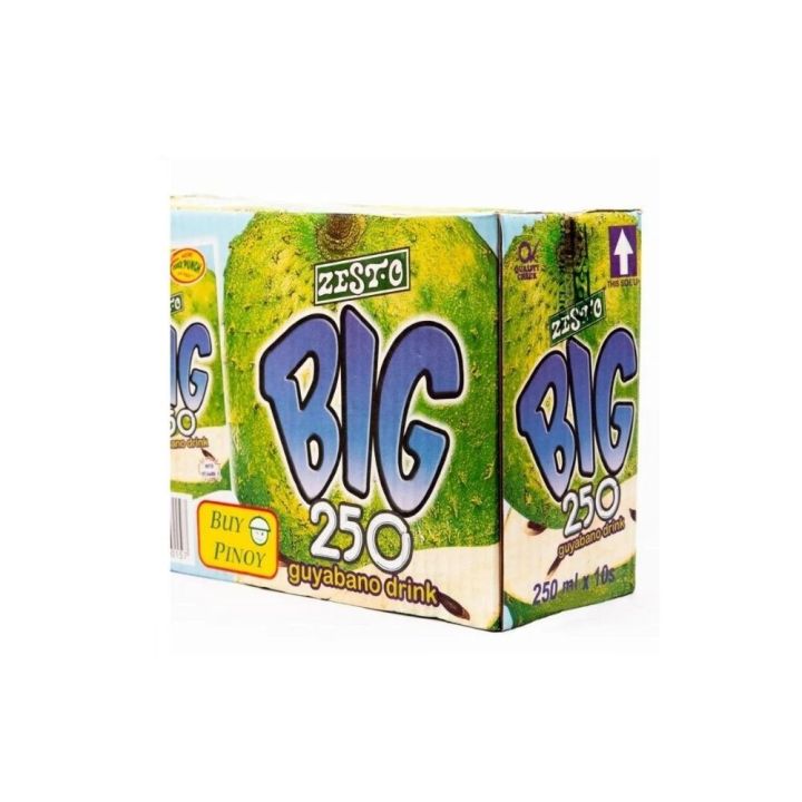 Zest-O Big 250 Juice Drink Guyabano 250ml - Pack of 10 | Lazada PH