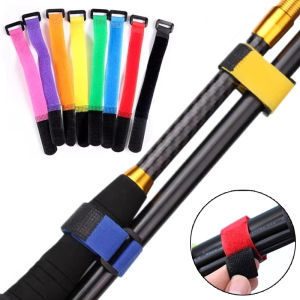 10/20Pcs Fishing Rod Holder Strap Tie Wear-Resistant & Waterproof Strap for Fishing Rope Enthusiasts Use Outdoor Fishing Gadget