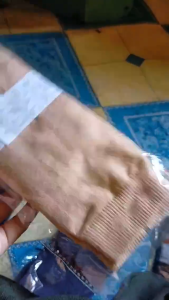 Kaos Kaki Jempol Wanita Muslimah Polos Telapak tapak Hitam Nida Sebetis