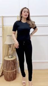 Celana Jumbo Skinny Panjang Wanita Soft Jeans Size 27-38