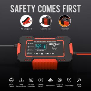 Original Car Battery Charger Japan Made 12v 24v Heavyduty for Motor Fully Automatic Fast Charging Repair Type